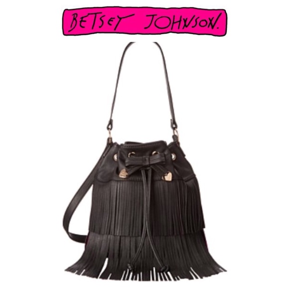 betsey johnson bucket bag